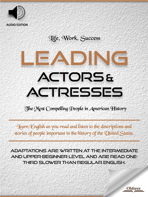 Title details for Leading Actors & Actresses by Oldiees Publishing - Available